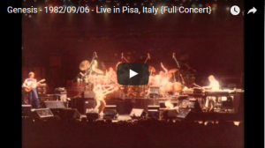 Genesis Live in Pisa Full Concert
